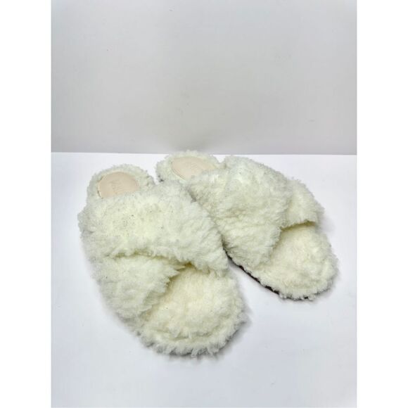 SCHUTZ Sandals Size 5.5‎ Dynora Ladies Faux Shearling Slip On Casual Slippers - Picture 4 of 11